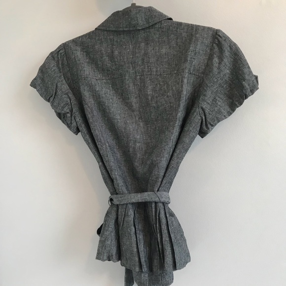 Marbled short sleeve blazer - Picture 4 of 4